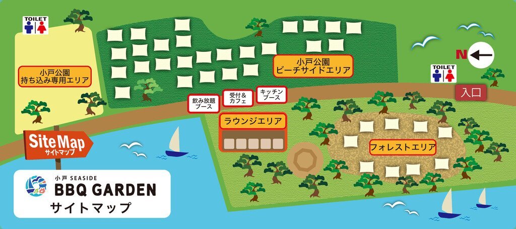 小戸 SEASIDE BBQ GARDEN ビアガーデンフライヤー