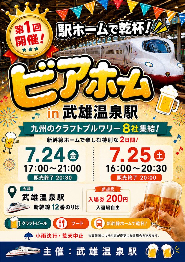 九州旅客鉄道株式会社 ビアガーデンフライヤー